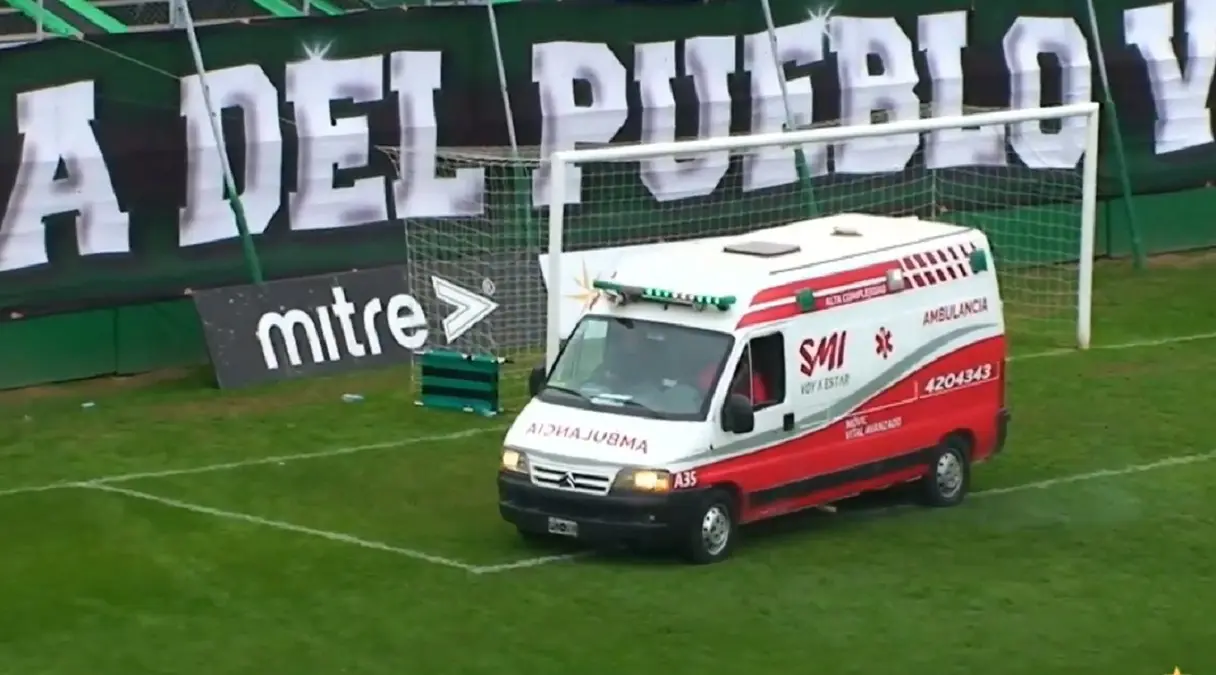 San Martín de San Juan - Nueva Chicago, suspendido por agresión al arquero Facundo Masuero