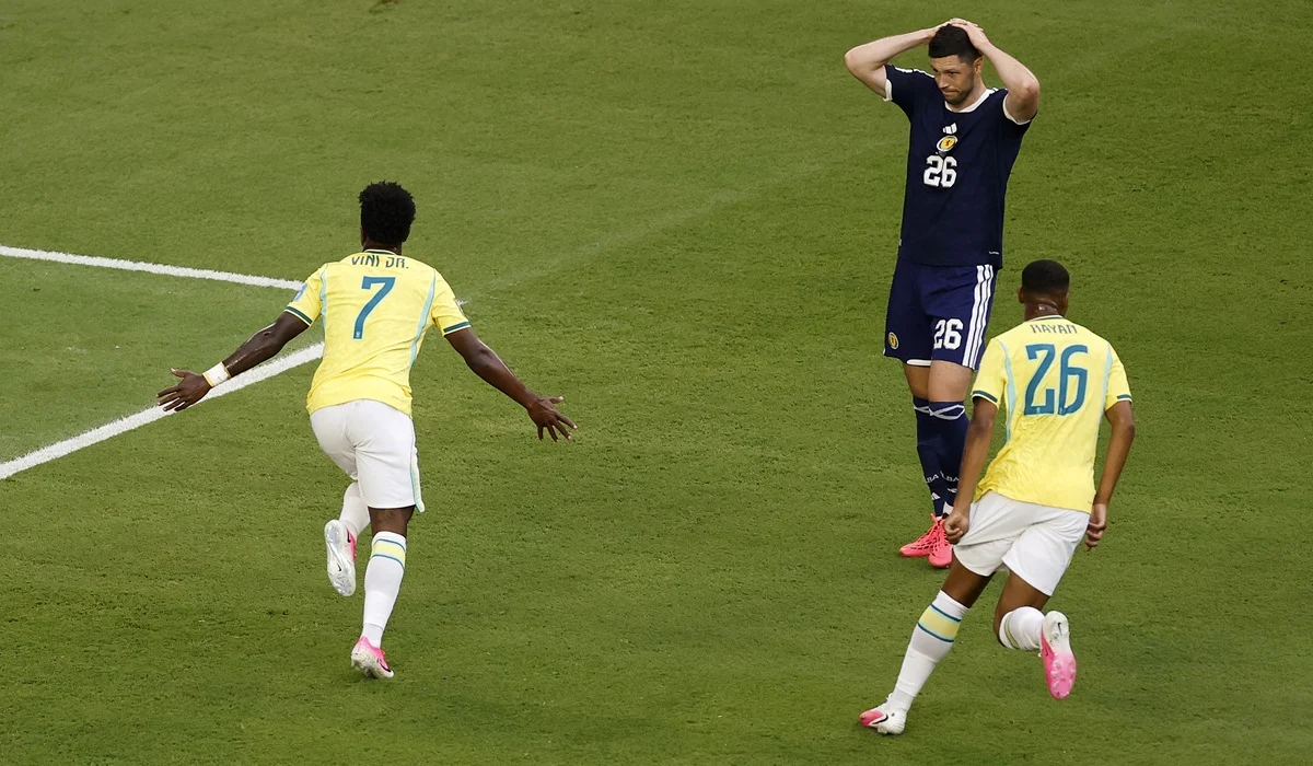 Vinicius convirtió ante Escocia y anotó al menos un gol en los tres partidos de Brasil por el Mundial 2026