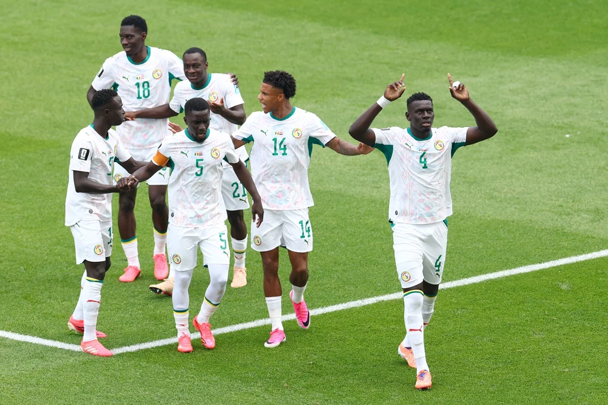 Senegal sacó rápida ventaja ante Irak con gol de Seck