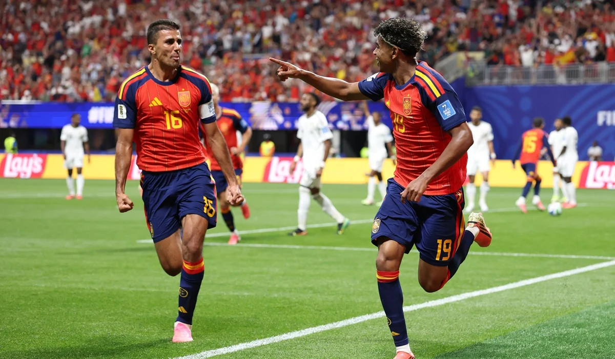 Lamine Yamal hizo historia y marcó su primer gol en un Mundial