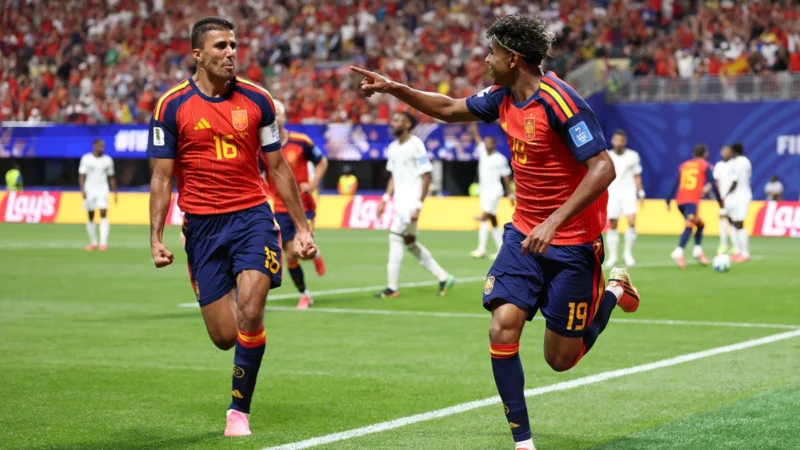 Lamine Yamal hizo historia y marcó su primer gol en un Mundial