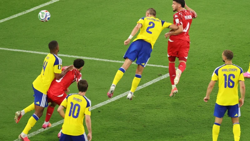 Túnez marcó ante Suecia e igualó todos sus tantos convertidos en el Mundial de Qatar 2022