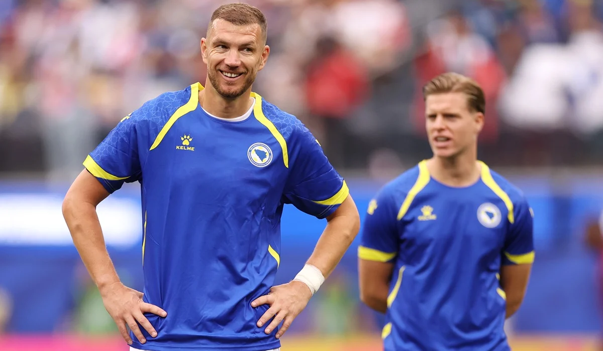 Edin Dzeko juega hoy su partido 150 con Bosnia y Herzegovina