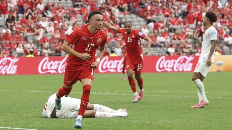 Suiza le ganó a Canadá y avanzó como primero de grupo en el Mundial