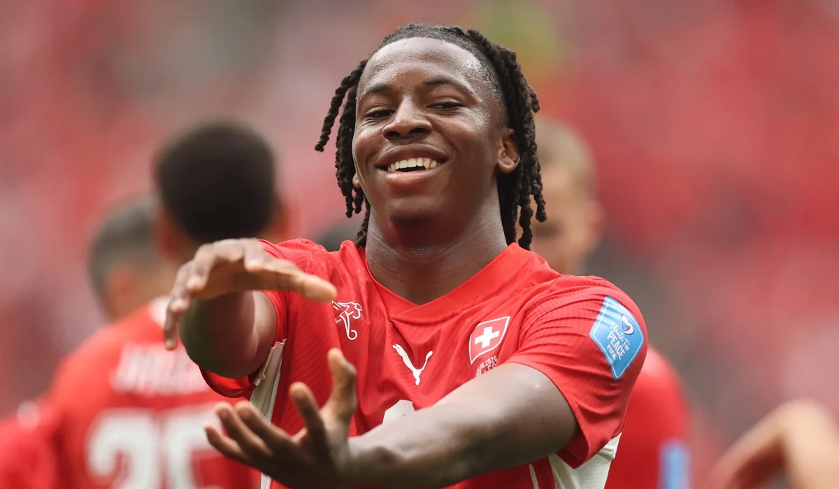 Manzambi sigue firme y lleva tres goles con Suiza en el Mundial