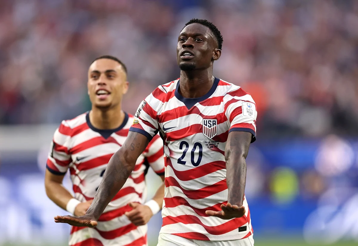 Doblete de Balogun para la tremenda paliza de Estados Unidos a Paraguay: 3-0 al descanso