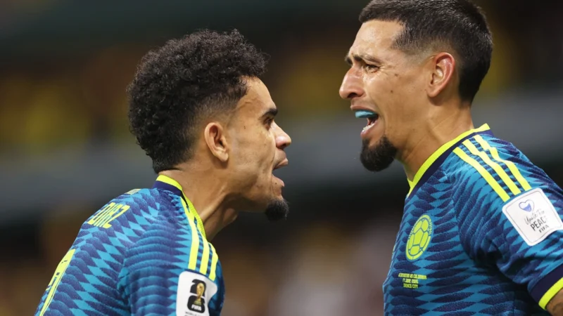 Gol y asistencia de Luis Díaz para el trabajado debut triunfal de Colombia sobre Uzbekistán