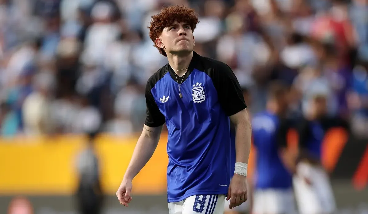Valentín Barco gritó ante Islandia y anotó su segundo gol en la Selección Argentina