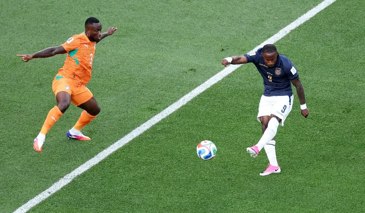 El travesaño, la pesadilla por duplicado de Ecuador en el primer tiempo ante Costa de Marfil