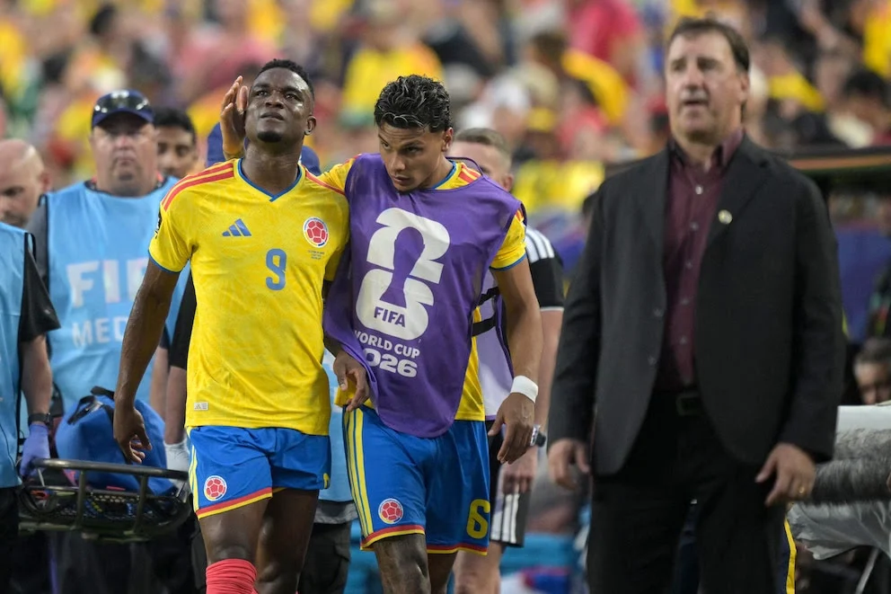 Jhon Córdoba se lesionó y se pierde el resto del Mundial con Colombia