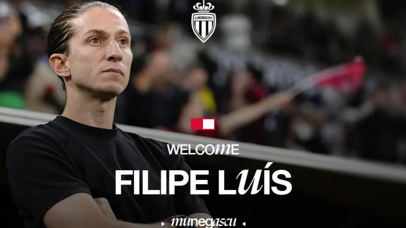 Filipe Luis se transformó en nuevo entrenador del Mónaco