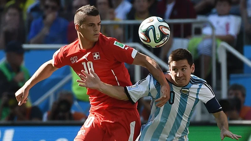 Messi, Rodríguez y Xhaka, los únicos tres sobrevivientes del duelo entre Argentina y Suiza del Mundial 2014