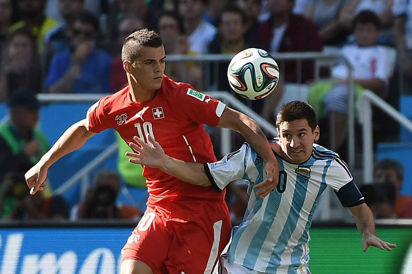 Messi, Rodríguez y Xhaka, los únicos tres sobrevivientes del duelo entre Argentina y Suiza del Mundial 2014