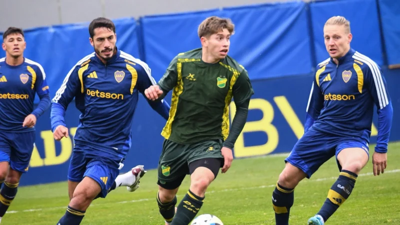Boca se midió con Defensa y Justicia en dos amistosos en Ezeiza