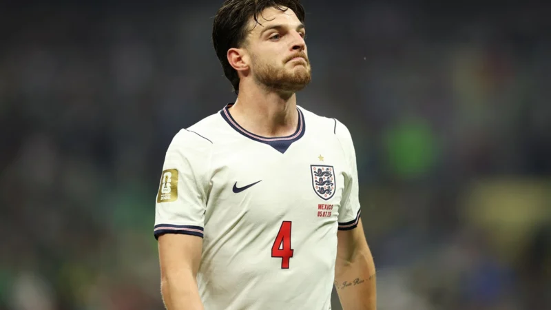 Alarmas en Inglaterra por un virus que contrajo Declan Rice