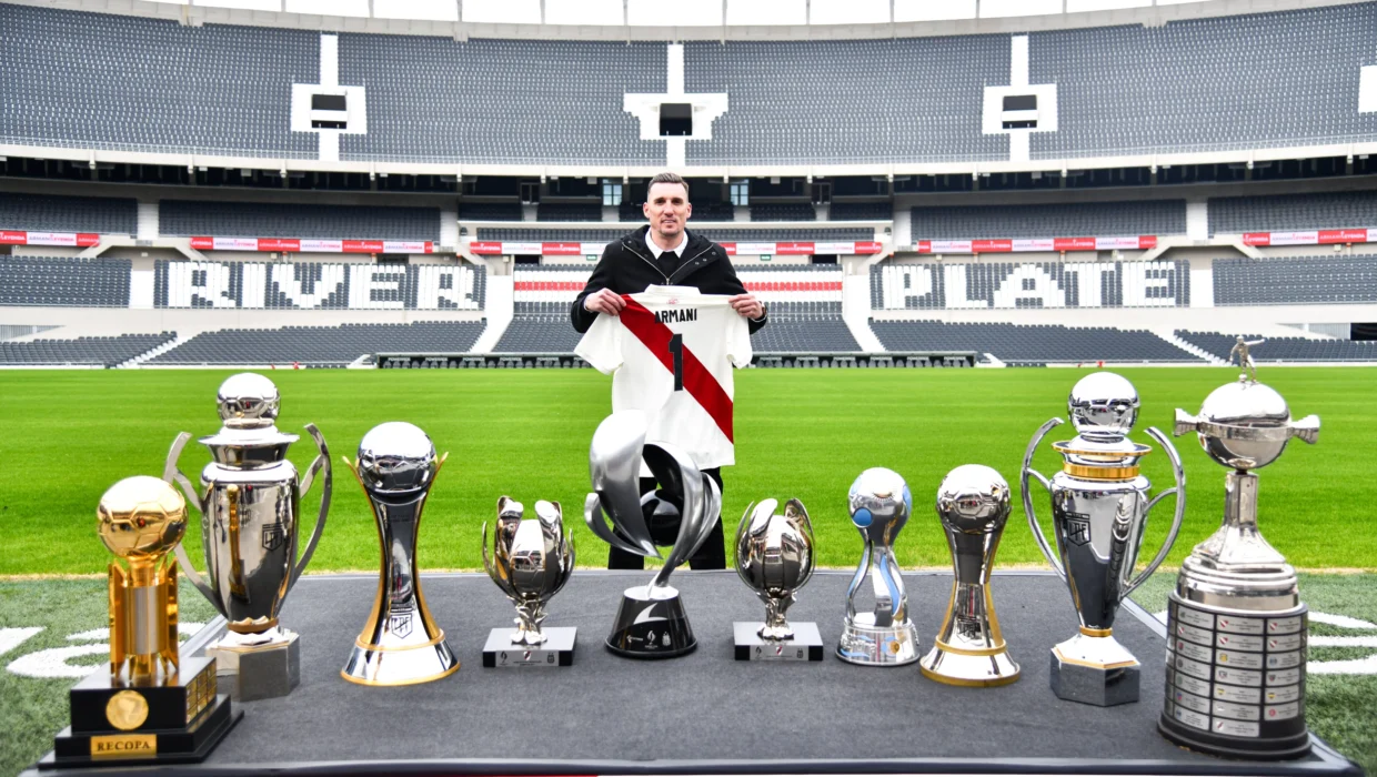 Franco Armani se despidió entre lágrimas de River