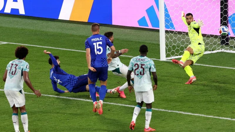 Polémica total por el gol anulado a Croacia ante Portugal