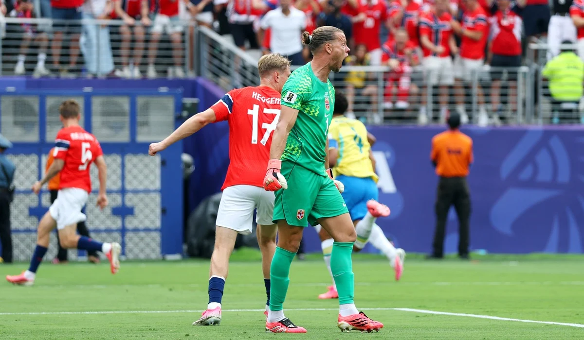 Nyland brilló y Noruega le atajó un penal a Brasil en un partidazo