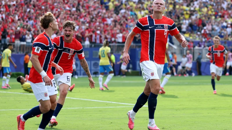 Noruega consumó el bombazo y eliminó a Brasil del Mundial