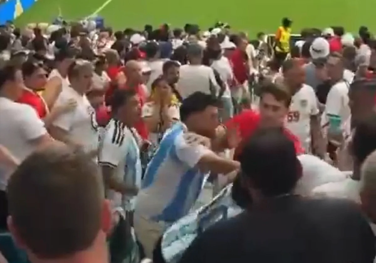Incidentes entre hinchas de Argentina e Inglaterra en Miami