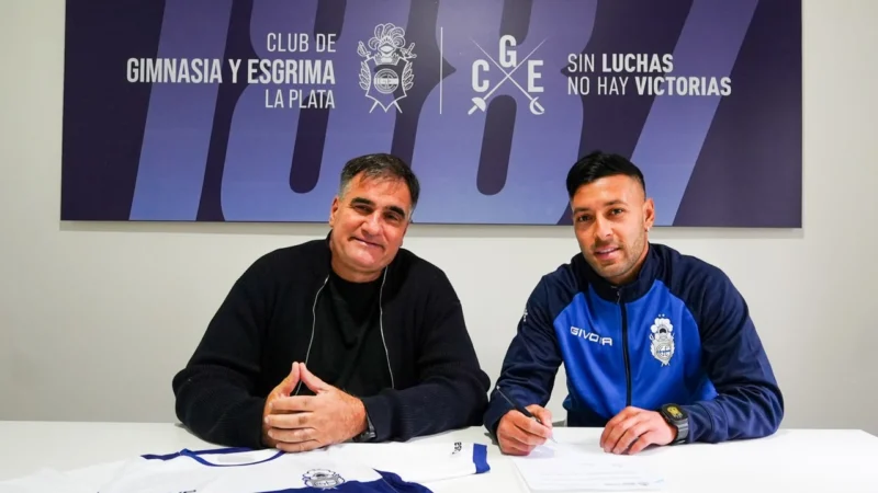Gimnasia presentó oficialmente a Lucas Janson como refuerzo