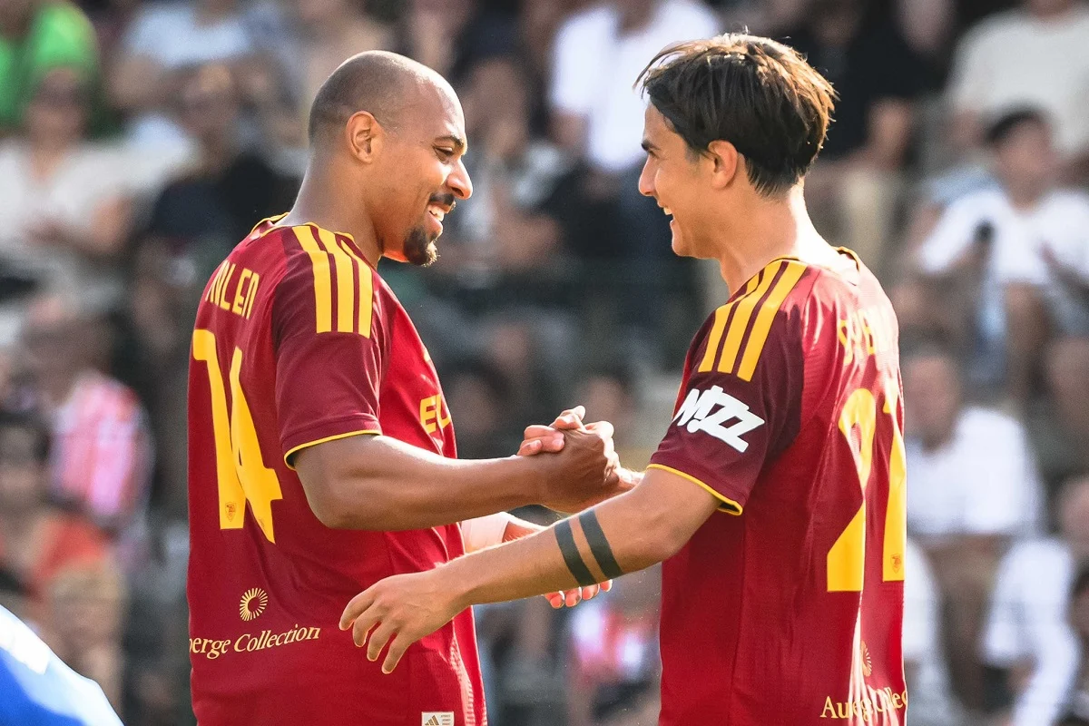 Roma empató 3 a 3 con Cannes y con doblete de Paulo Dybala