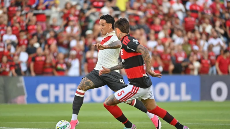 River y Flamengo empataron 2 a 2 en un partidazo amistoso