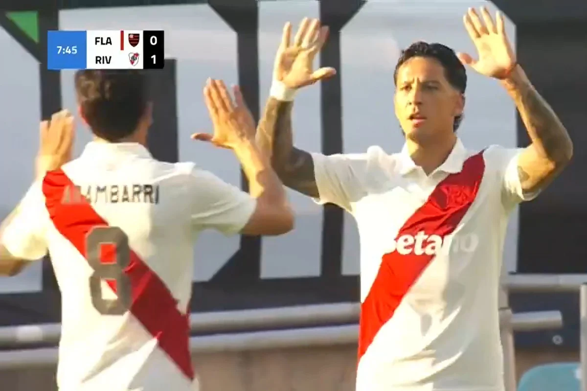 Sebastián Driussi marcó el primer gol del segundo semestre de River