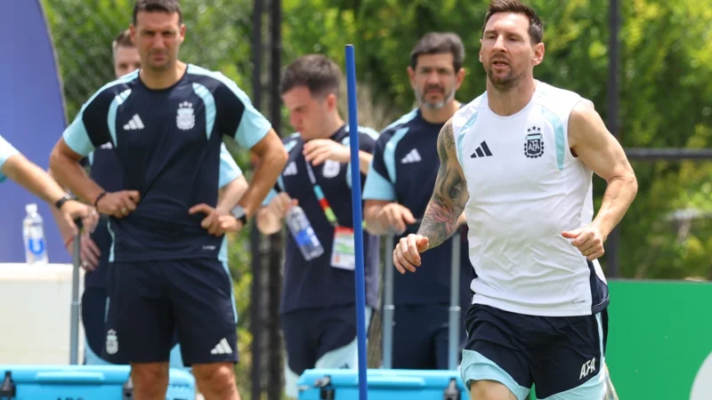 Argentina confirmada ante Egipto y con tres cambios