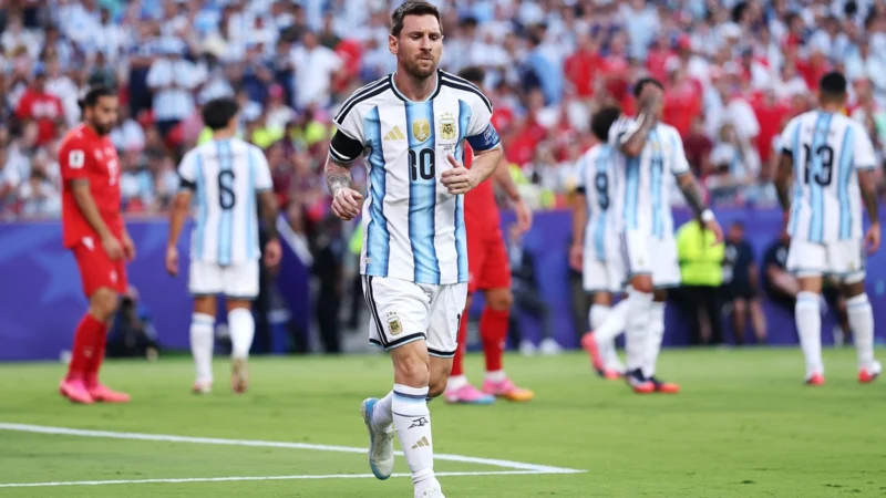 Messi llegó a las 10 asistencias e igualó a Pelé en los Mundiales