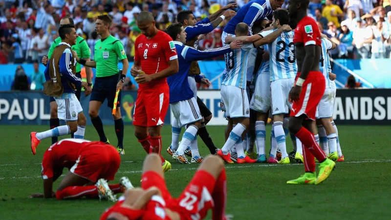Argentina jugó 7 partidos contra Suiza y nunca perdió