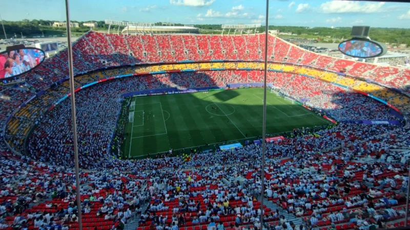Argentina volvió a copar Kansas City y metió más de 65 mil fanáticos ante Suiza