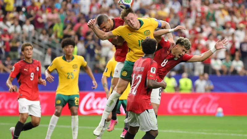 Egipto eliminó por penales a Australia  y avanzó a octavos de final