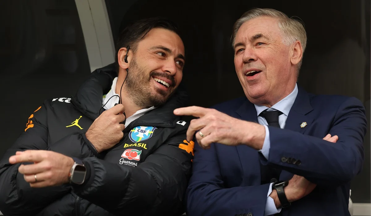 Davide Ancelotti, ayudante de campo de Carlo, explicó porque no ejecutó el penal Vinicius: «Fue una decisión del cuerpo técnico»