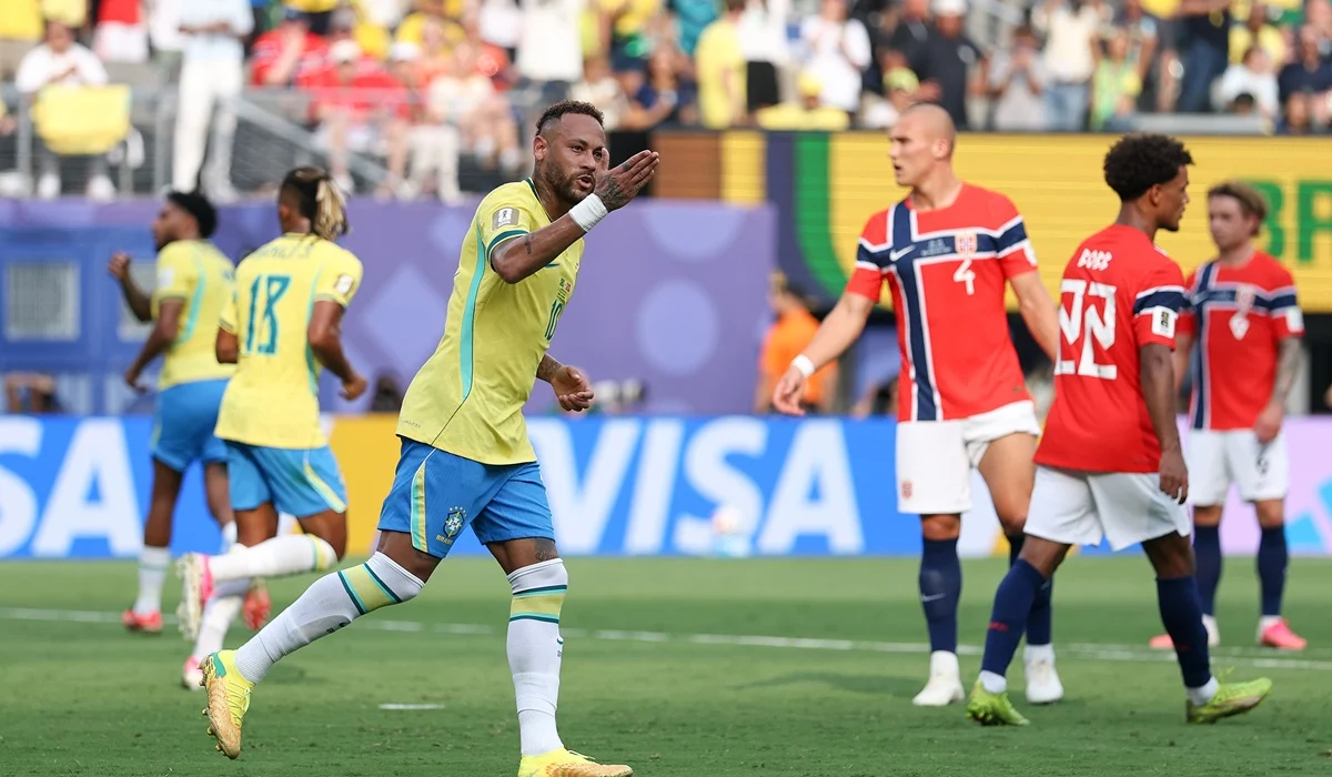 Neymar descontó y marcó un tanto por cuarto Mundial consecutivo