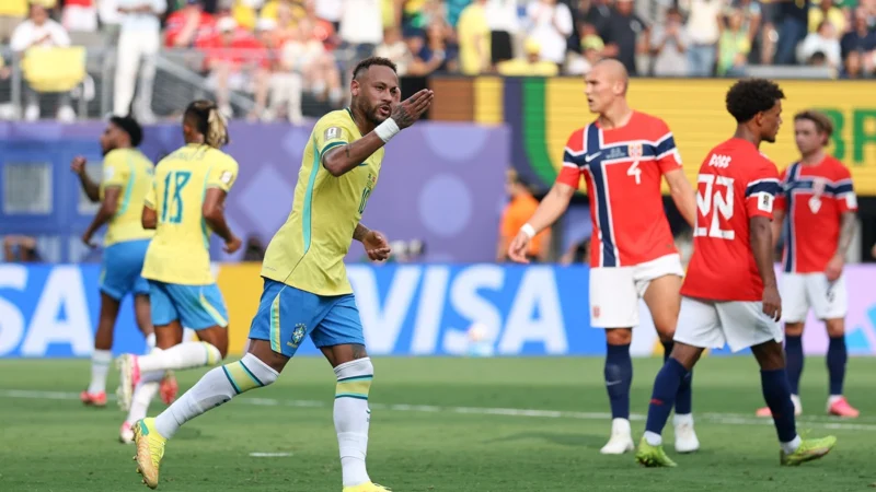 Neymar descontó y marcó un tanto por cuarto Mundial consecutivo