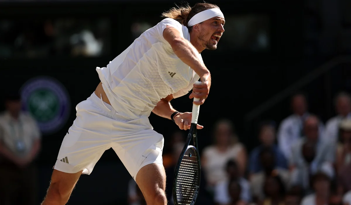 Zverev le ganó el primer set a Sinner tras 65 minutos bravos de Wimbledon