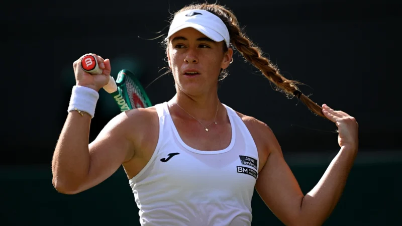Solana Sierra quedó en puertas de la hazaña y fue eliminada por Coco Gauff de Wimbledon