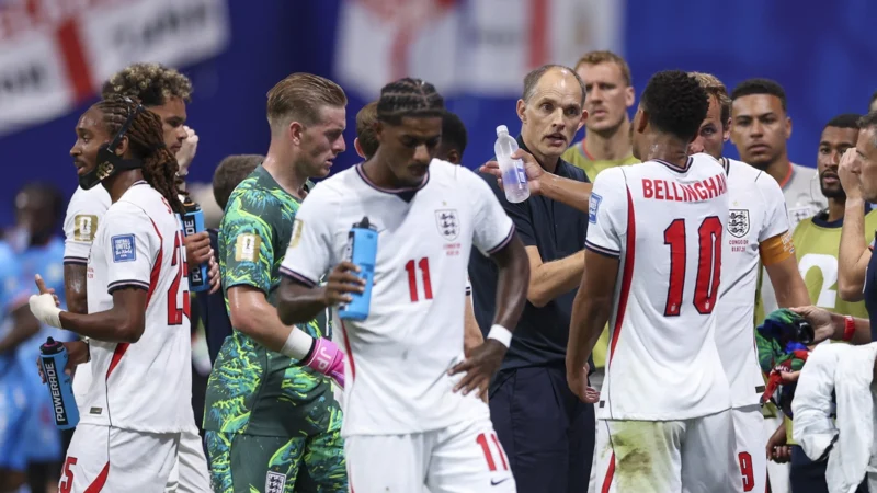 Inglaterra pasa vergüenza ante Congo y quedó a 45 minutos del bochorno