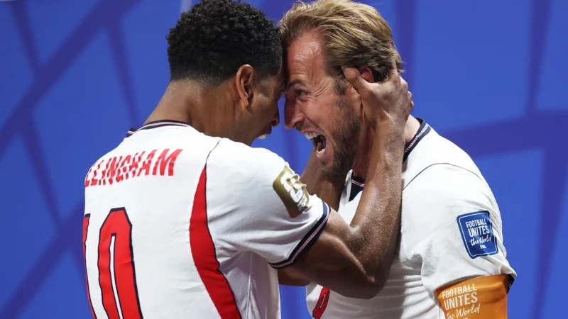 Harry Kane rescató a Inglaterra y logró el empate ante Congo
