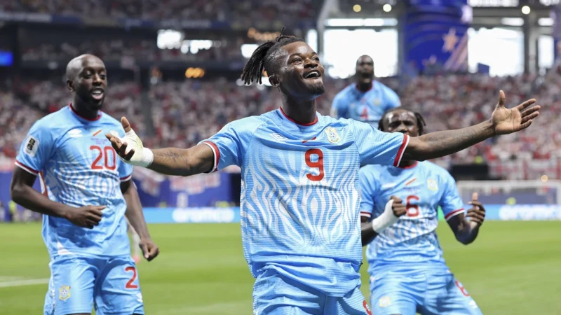 Brian Cipenga abre la cuenta para RD Congo ante Inglaterra en Atlanta
