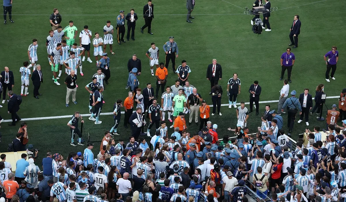 Argentina fue campeona del mundo en las tribunas a pesar de la derrota ante España