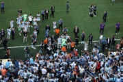 Argentina fue campeona del mundo en las tribunas a pesar de la derrota ante España