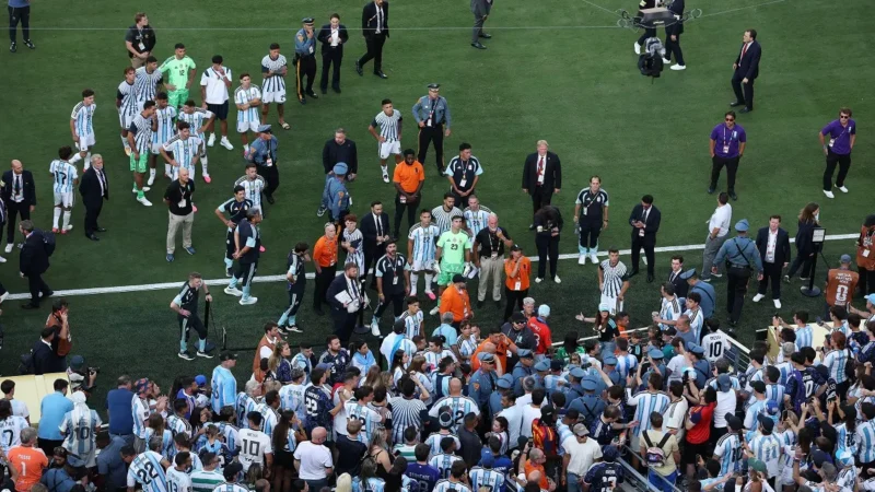 Argentina fue campeona del mundo en las tribunas a pesar de la derrota ante España