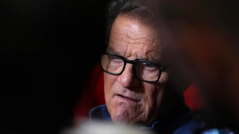 Fabio Capello criticó a la Federación de Italia, atacó a Roberto Mancini y eligió a su candidato como DT
