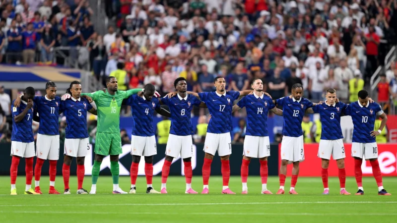 Francia se encuentra abajo en el marcador por primera vez en el Mundial