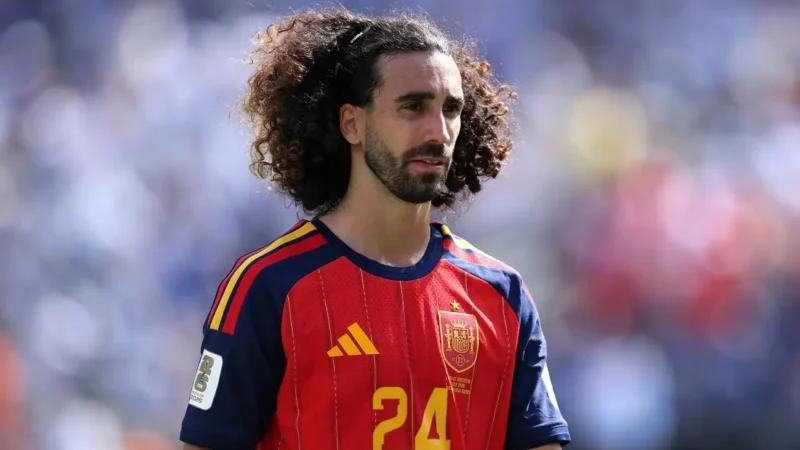 La curiosa historia detrás del pelo largo de Marc Cucurella, símbolo de la Selección de España