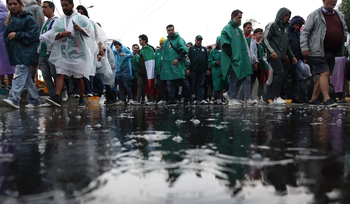 México vs Inglaterra en alerta por las fuertes lluvias y rayos en la Ciudad de México