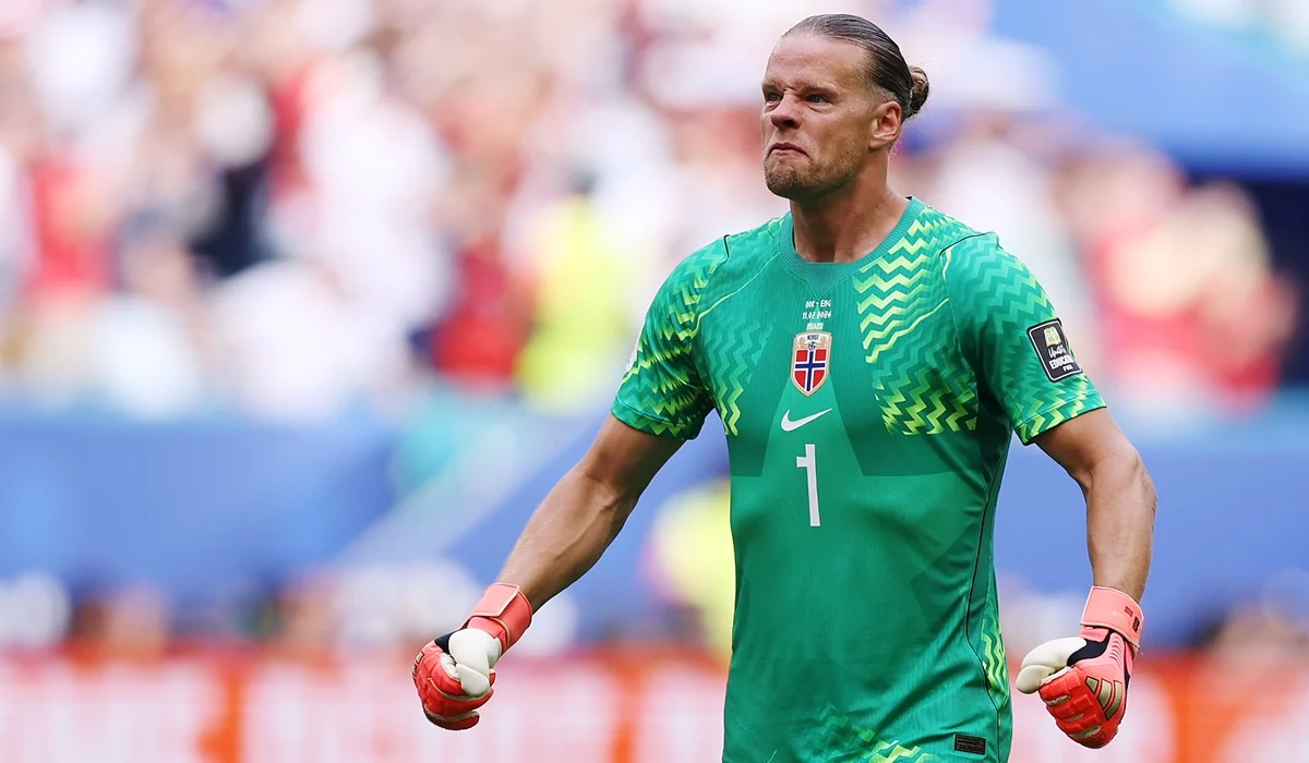 Llanto desconsolado de Nyland tras la eliminación de Noruega