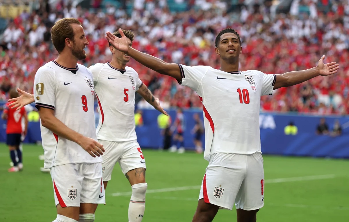 Bellingham metió otro doblete y alcanzó a Harry Kane entre los goleadores del Mundial 2026